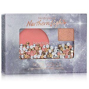 BNIB BareMinerals Northern Lights Rose Golds Gen Nude Eyes & Check Palette